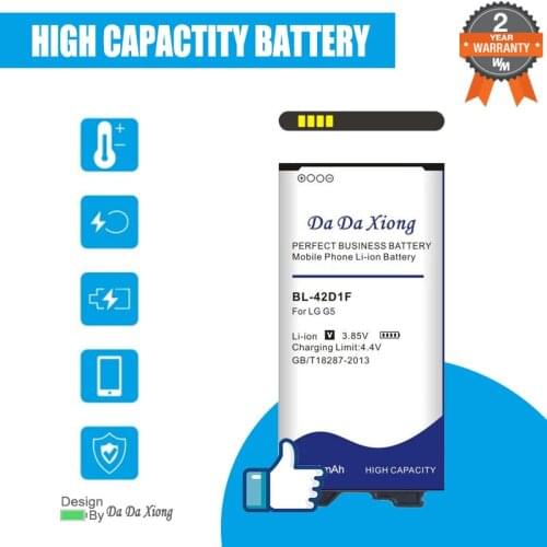 Da Da Xiong 5400mAh BL-42D1F Battery for LG G5 H850 H820 H830 H831 H840 H868 H860N H860 LS992 US992 F700L F700S F700k VS987