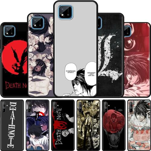 Anime Manga Death Note Ryuk Cell Phone Case for Realme 6 7 8 C3 C21 XT 5 GT Neo C11 X50 Pro 5G C25 Mobile Phones Cover Coque