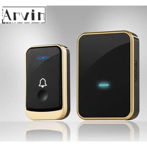 Wireless Doorbell Intelligent Wireless Doorbell Electronic Waterproof Doorbell Intelligent Wireless Calling Device