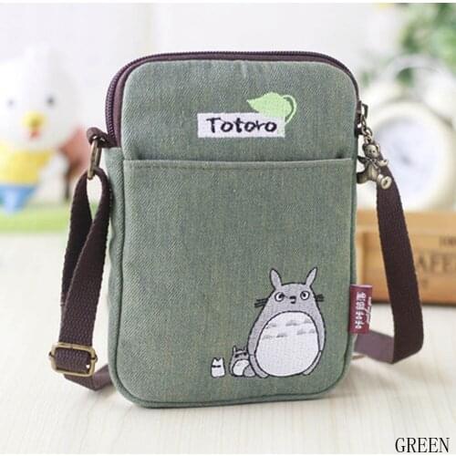Ladies Mini Bags Canvas Purse Fashion Printing For Phone Keys Crossbody Bag Wallets Women Small Cartoon