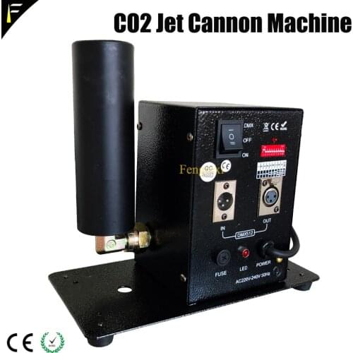 DMX512 2CH Stage Ice Jet CO2 Shooter Machine Dry Ice Fog Effect CO2 SmokeSpecial Effects Device Cannon Free Shipping Cost