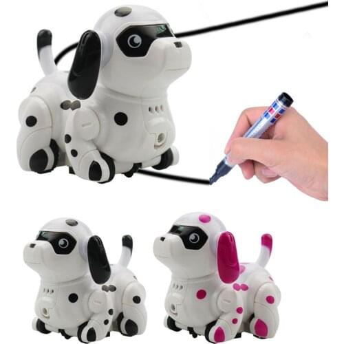 Electric Marking Sensor Color-changing Light Following Line Toy Gog Holiday Gift New Creative Mini Control Smart Electronic Pet