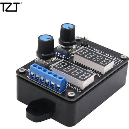 TZT Current Voltage Signal Generator 0-5V-10V 0-4-20mA Analog Constant Current Source Debugging KW_VCG002