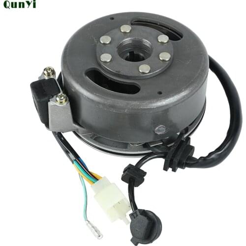 Motorcycle AC Ignition Magneto Stator Magneto Flywheel kit For Lifan LF 50cc 110cc 125cc Horizontal Engines Dirt Pit Bikes