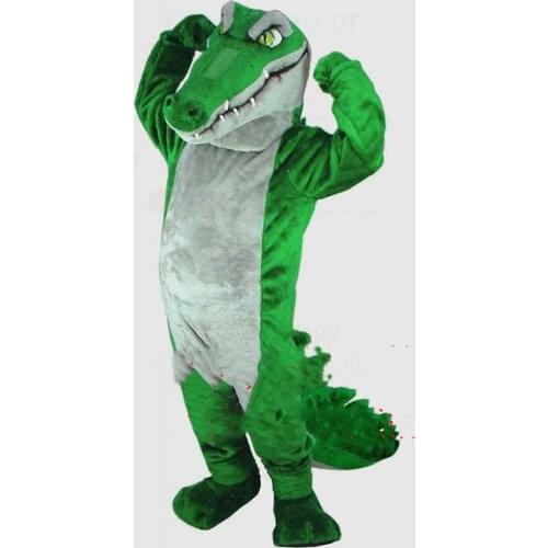 Green Crocodile Mascot Costume Suits Cosplay Party Game Animal Fancy Dress Outfits Advertising Promotion Carnival Parade Adults