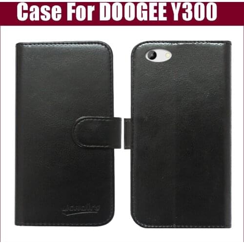 DOOGEE Y300 leather case,New High Quality Flip Leather Case Cover For DOOGEE Y300 Phone Case Six Colors in stock
