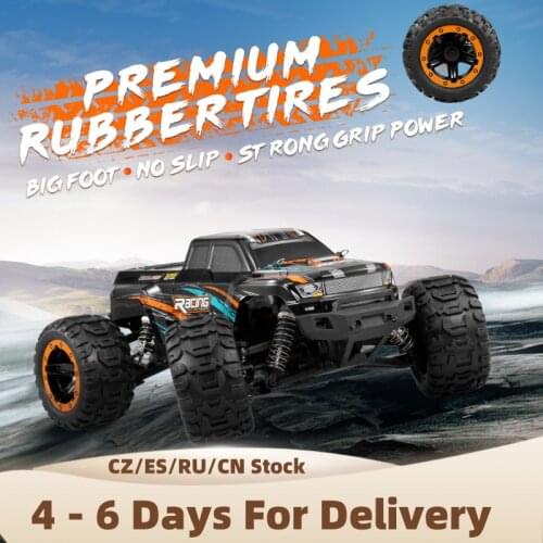 Linxtech 16889 1/16 RC Car 45km/h Brushless Motor 4WD RC Racing Car Big Foot Off Road Car RC Toy for Adult Kids VS Wltoys 12428