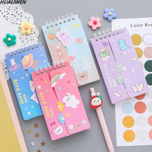 80 Sheets Kawaii Cute Loose-Leaf Vocabulary Word Book Pocket English Memory Study Notebook Japanese School Stationery