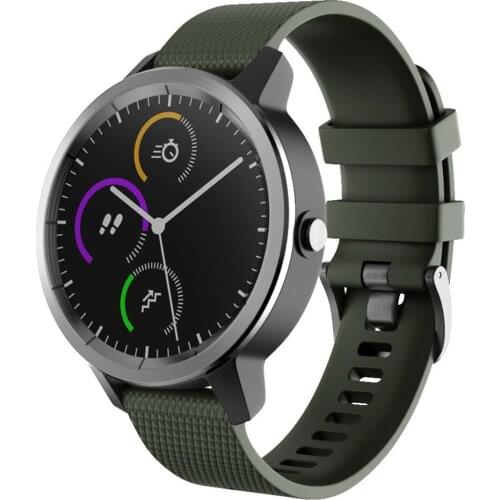 Fashion Wrist Strap Replacement Large Silicone Sport Wirst Band Watch Strap For Garmin Vivoactive 3 Smart Watch Accessories