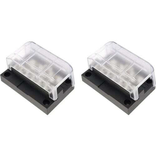 Set of 12P Terminal Junction Block Power Post Set Distribution Buss Bar Box 100A