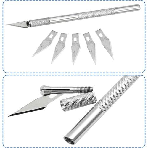 1PC Blades Non-Slip Metal Scalpel Knife Tools Kit Cutter Engraving Craft knives Mobile Phone Laptop DIY Repair Hand Tools