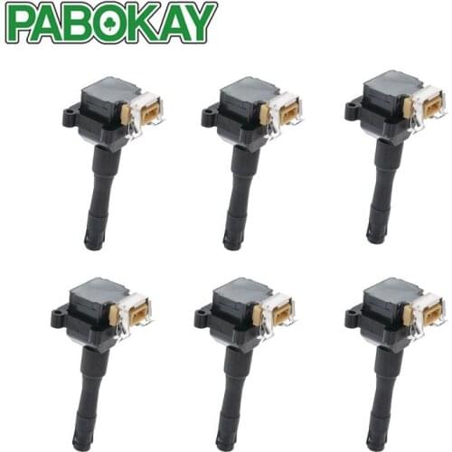 New Pack of 6 Ignition Coils For BMW M3 C953 UF226 12131703359 12131402440 0221504474 0221504410 12139066468 12131402713