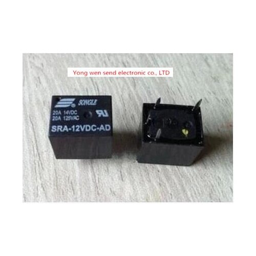 NEW SRA-12VDC-AD SRA12VDCAD SRA-12VDC SRA 12VDC DC12V 12V SONGLE DIP4 relay free shipping