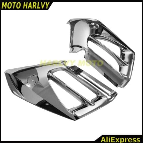 ABS Chrome Mid Fairing Front Covers For Honda GL1800 Goldwing 2012 2013 2014 2015