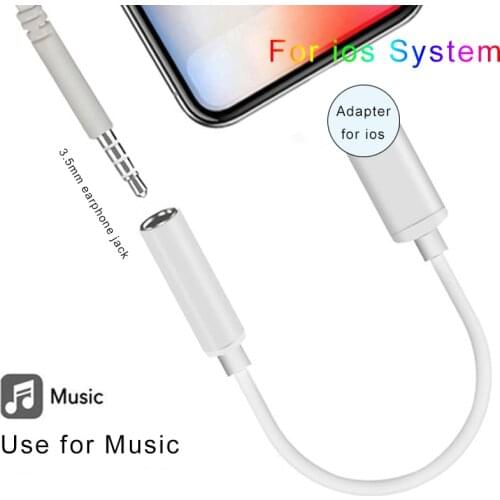 3.5 AUX Adapter Female To 3.5mm Headphone Cable Adapter Male Audio Conversion Line For iPad IOS X XS 11 12 13 Pro Max
