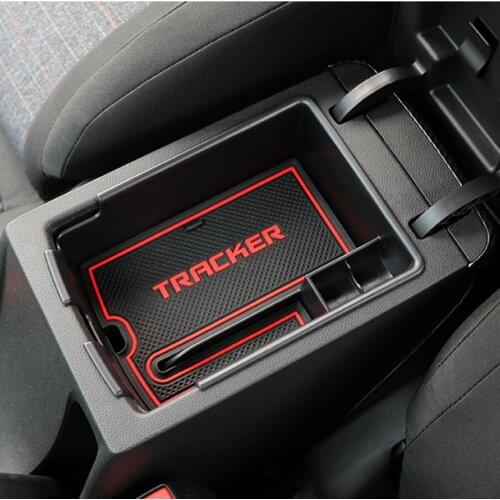 Lsrtw2017 Car Center Console Armrest Plate Storage Box Decoration for Chevrolet Trax Tracker Opel Mokka 2019 2020 2021 Decor