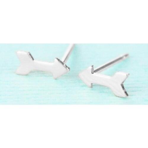 Simple Cute Tiny Arrow Earring Jewelry Point Arrow Earrings Stud Unique Earrings Jewelry For Women