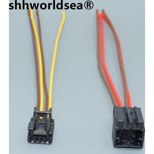 Shhworldsea 4 Pin Female 8K0 973 754 Door Lifter Switch Plug 8K0973754 Auto Wiring Connector For VW Audi Peugeot Dash Board