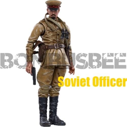 【In Stock】Action Figure JoyToy Source 1/18 Scale Armed Forces WWII Soviet Officer PVC Posable Model Figma Figurine JT0845
