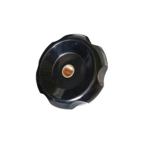 1pcs M8-M10 through hole ripple hand nuts bakelite adjustment spoke step knob handle brass core nut 50mm-80mm head diameter