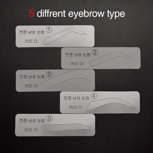 10pcs/2 sets Reusable Eyebrow Stencil Eye Brow Mold DIY Drawing Guide Styling Shaping Template Card Makeup Beauty Kit For Women