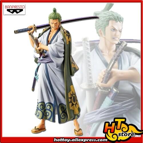 100% Original Banpresto DXF -THE GRANDLINE MEN- Wano Country vol.2 Collection Figure - Zoro From "ONE PIECE"