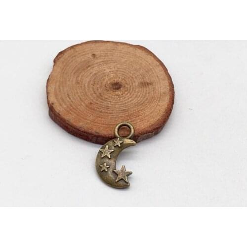 11 pcs fashion Moon stars charms for Jewelry Making DIY Handmade Necklace earring accessories