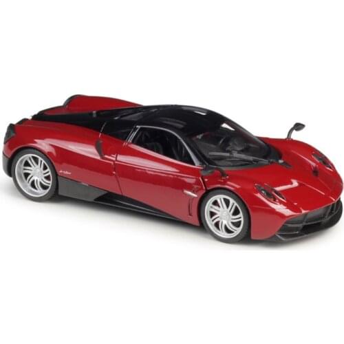 19.5cm DieCast Kids toys Diecast car 1:24 Scale Pagani Huayra Ghost of the Son Car Vehicles Model Classic Sports Car Model