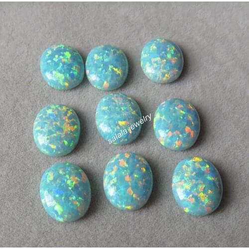 30pcs/lot 10x12mm Oval Opal OP03 Moon Yellow Oval Cabochon Opal Synthetic Oval Cabochon Fire Opal Stone Oval Cabochon Opal