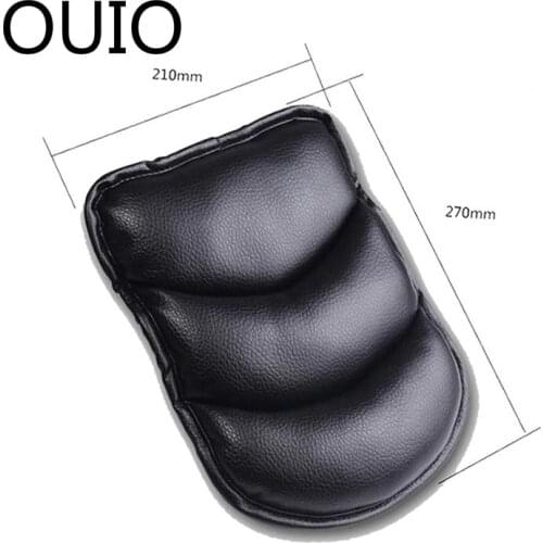 OUIO Auto Center Armrest Console Box Pad Seat Cover For Subaru Forester XV Toyota Corolla Avensis RAV4 Yaris CHR EZ 2019 2020