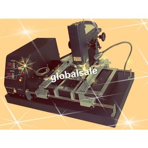 FREE SHIPPING DT-F500 MINI BGA rework station Three temperature zone IR Preheater LCD Touch screen PLC control system