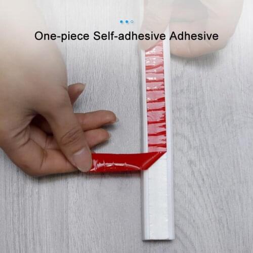 Home Water Retention System Silicone Threshold Water Dam Self-Adhesive Bath Shower Barrier Retainer Seal Strip Bathroom CLH@8