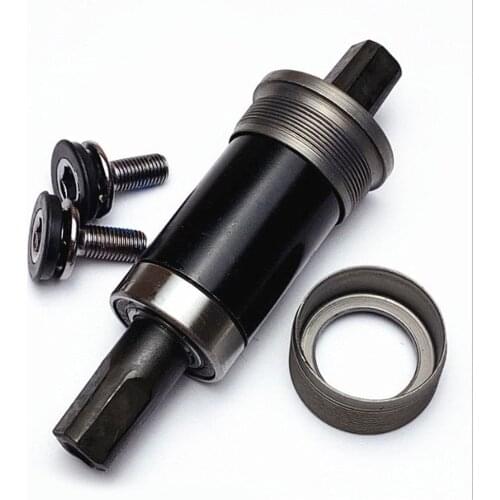 MTB Road Bike Square Taper Bottom Bracket 68x107/110.5/116/118/120/122.5/ 127.5 Waterproof Bicycle Bottom Bracket BIke Parts