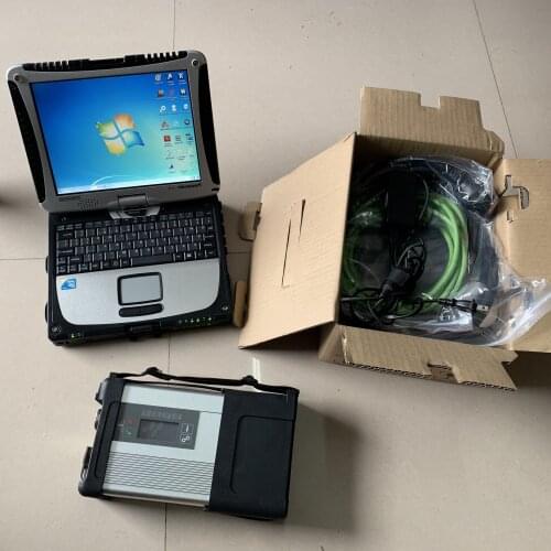 MB STAR C5 SD Compact C5 V12/2020 Software cars diagnosis tool in used Laptop CF19 Roughbook CF-19 ready to use
