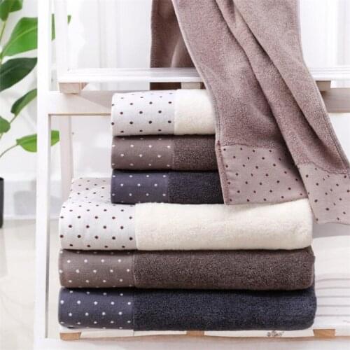 100% Cotton Bath Towel Sets Absorbent Adult Bath Towels Solid Color Skin Friendly Face Hand Shower Towel Set For Bathroom