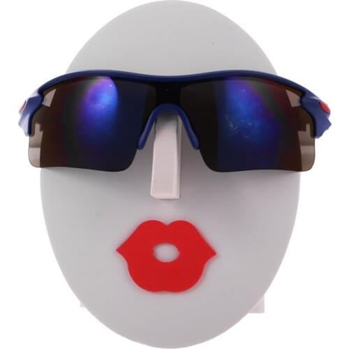 Novelty White Red Female Face Glasses Sunglasses Spectacle Display Stand Holder
