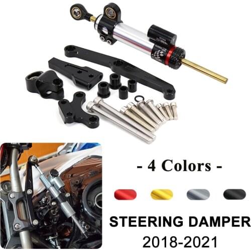 NEW Motorcycle Steering Stabilizer Damper Mounting Bracket Kit Motorcycle For Honda CB650R CB 650 R 2018 2019 2020 2021
