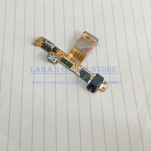 Original For Huawei MediaPad S10-233L S10-231U USB Charging Dock Flex Cable with Earphone Jack + Vibration Motor