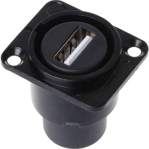 USB 2.0 D type Female To Female Module Socket Data Line Conversion Connector