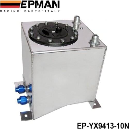 Universal Car Auto Fuel Surge Tank Container 10 Litre Swirl Pot System Alloy EP-YX9413-10N