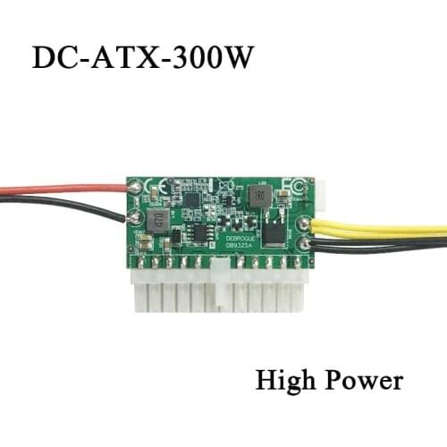DC input 12V high power pico DC-ATX 300W ATX 24Pin mini ITX PSU pico for PC computer network server