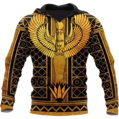 Vintage Queen of Egyptian 3D All Over Printed Hoodie For Man and Women Sweatshirt Zip Pullover Casual Jacket Tracksuit-69910