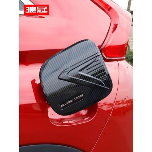 High-quality ABS Chrome car fuel tank cap decoration protection For Mitsubishi Eclipse Cross 2018 2019 Car Accessories