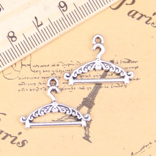 20pcs Charms hanger clothes stand 24x17mm Antique Pendants,Vintage Tibetan Silver Jewelry,DIY for bracelet necklace