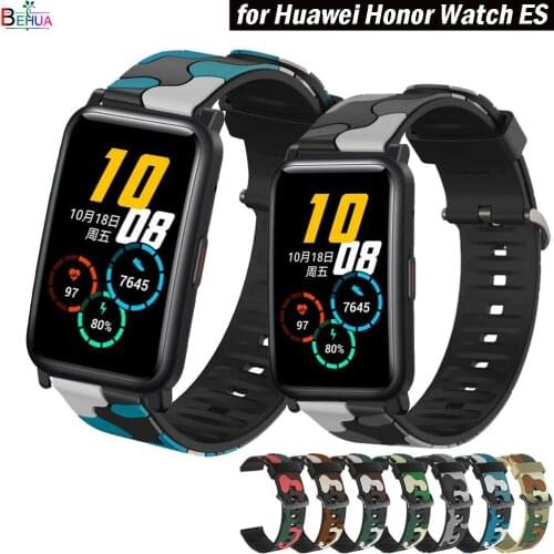 20mm / 22mm Sport Fashion Silicone watchBand for Huawei Honor Watch ES Strap bracelet for Amazfit GTS 2 Accessories wristband