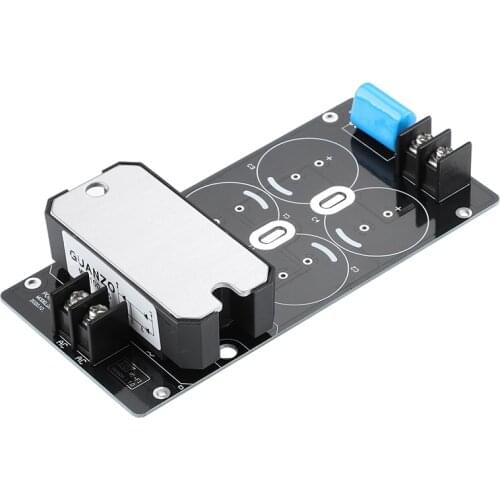AIYIMA 100A Capacitance Amplifier Rectifier Filter Board Signal Power Supply Rectifier Filter 50V 63V 80V 100V For Audio AMP