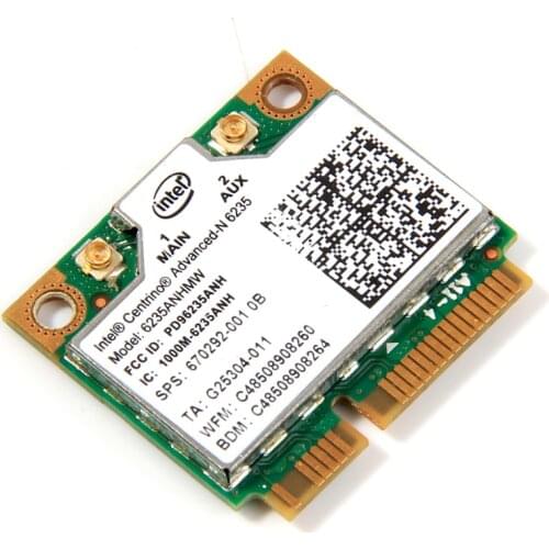 Wireless Lan Card for Intel Centrino Advanced-N 6235 Intel 6235ANHMW Dual band 300M Bluetooth 4.0 Suitable for notebook and indu