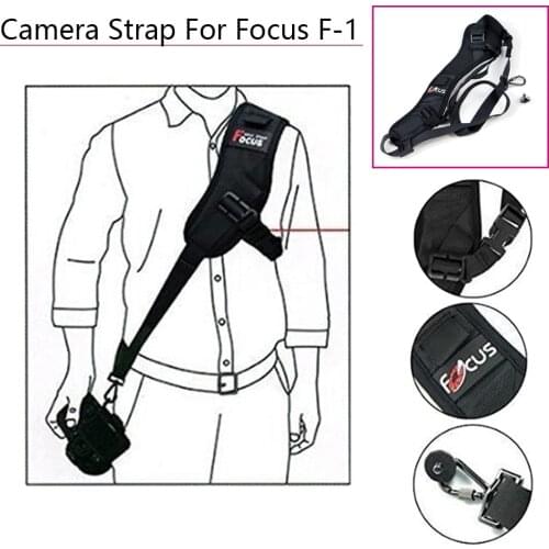 Focus F-1 Quick Rapid Single Shoulder Belt Camera Neck Carry Speed Anti-Slip Sling Strap for Canon Nikon DSLR 7D 5D Accessories