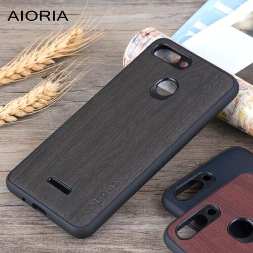 Wooden design case for Xiaomi Redmi 6 soft TPU silicone & PC & wood PU leather skin covers coque fundas for Xiaomi redmi 6