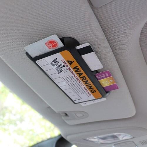 Color My Life Car Sun Visor Card Holder Parking Card Sticker for Chevrolet Cruze AVEO Captiva Trax Sonic Equinox Accessories